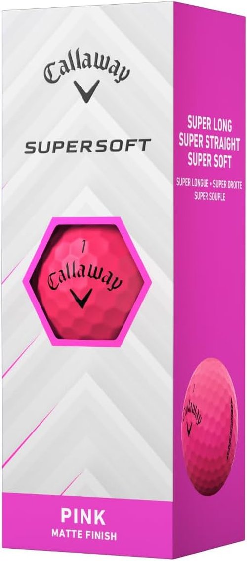 Callaway Golf Supersoft Golf Balls - Enhanced Distance & Soft Feel | 2025 Edition