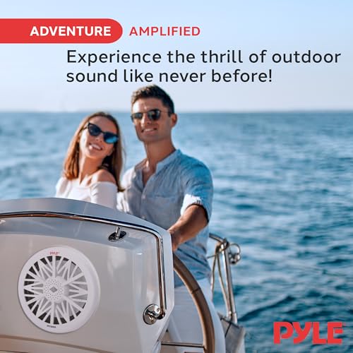 Pyle 12-Inch/600W Marine Subwoofer Waterproof Outdoor Boat Speaker