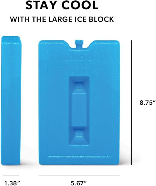 Igloo Maxcold Ice Block - Ultimate Insulation for Long-Lasting Chill | 8-Count Pack