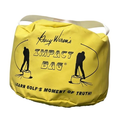 Impact Bag Golf Swing Trainer - Dr. Gary Wiren's Golf Training Aid and Practice Tool - Waterproof and Durable