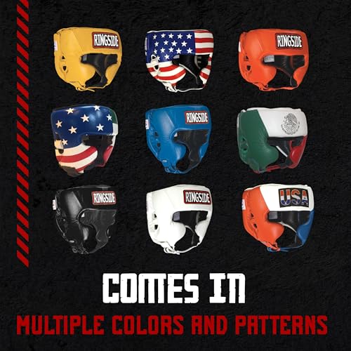 Boxing Headgear - Muay Thai MMA Sparring Head Protection, Black, Medium