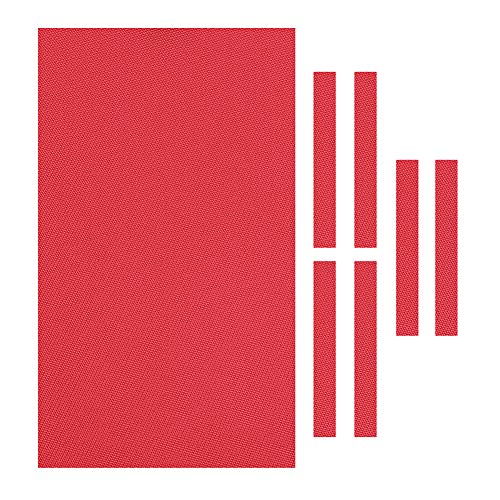 8ft Pool Table Cloth Set - Red, Professional Speed & Control Felt for Billiards