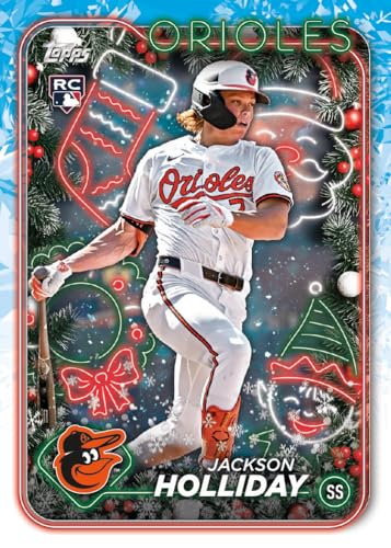 2024 Topps Holiday Baseball Mega Box Sealed Pack | Collectible MLB Cards