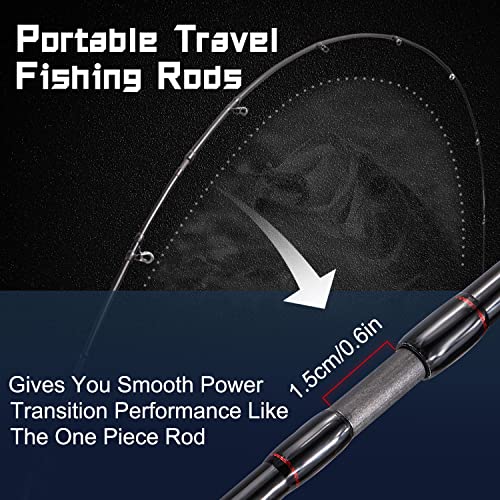 Sougayilang Cast-Left 7ft Medium Baitcasting Fishing Rod & Reel Combo - 2-Piece