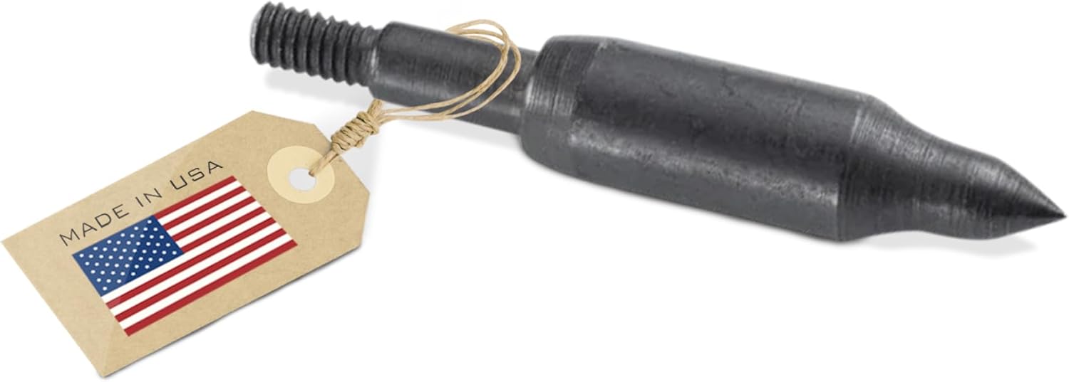 VPA 6 Pack Field Points - Durable Screw-In Points for Compound, Crossbow & Traditional Bows