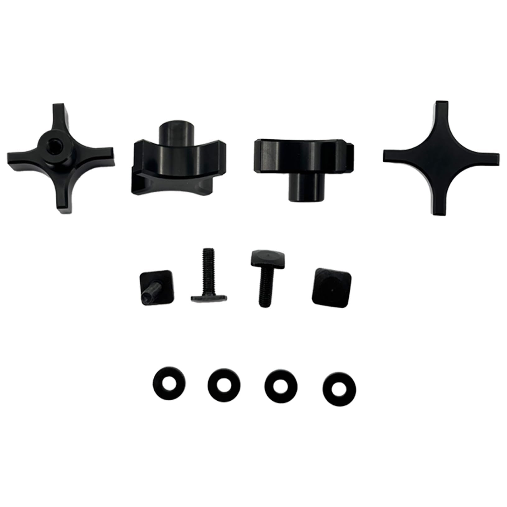 Trucktok Load Stops Replacement for T-Slot Truck Cross Bar Heavy Duty Ladder Firewood Skis Snowboard Kayak Most Truck Bed Rails Rack Systems（ 4 Pack）
