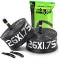 26x1.75-2.125 Bike Tube with 35mm Schrader Valve - 2 Pack, Suitable for Mountain and Kids Bikes