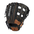 Easton Prime 13" H-Web Slowpitch Softball Glove, Black/Tan, Right Hand Throw
