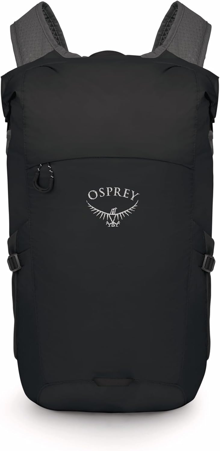 Osprey Ultralight 20L Dry Stuff Pack - Lightweight Waterproof Storage Solution, Black