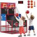 Kids Double Basketball Hoop Arcade Game Large Red - Indoor Outdoor Fun