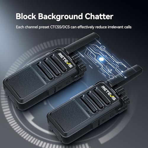 Long Range Walkie Talkies with Earpiece 10 Pack - Business Two Way Radios