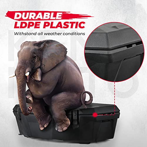 Kemimoto X3 Bed Storage Box for Can-Am Maverick X3 & Outlander, Waterproof Cargo Trunk