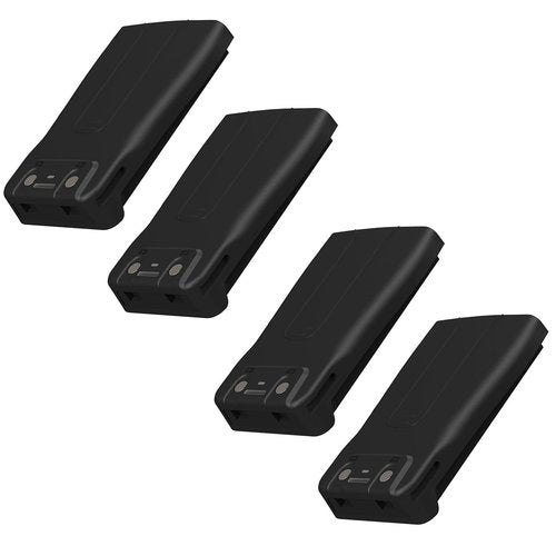 BAOFENG 4 Pack BF-888S Battery 1500mAh for BF-88A Two Way Radio Li-ion Battery Type-C Charger DC 3.7V 1500mAh Blackup Compatible with BF-666S BF-999S