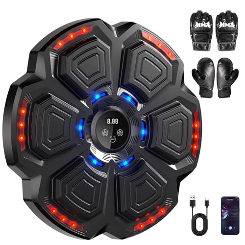 Boxing Machine with 9 Modes and Bluetooth | Includes 2 Ergonomic Gloves