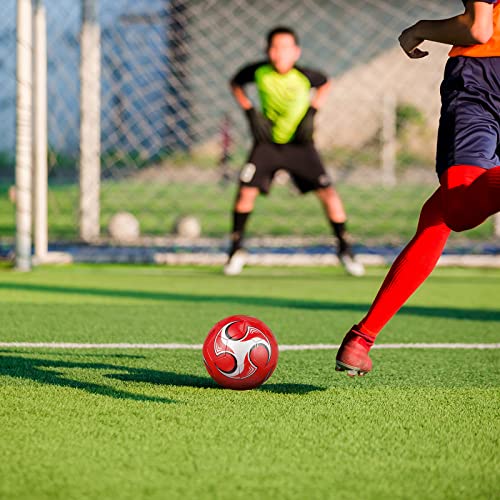 Soccer Balls Set with Pump - Size 4, Novelty Style, 2 Pack