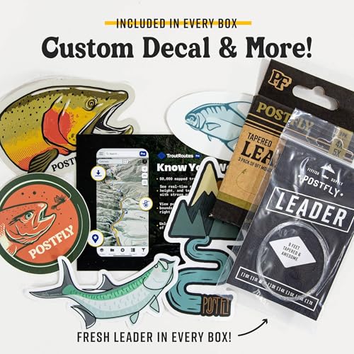 Fly Fishing Kit with Premium Trout Flies Rainbow Brown Brook Trout