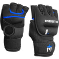 Weighted Gloves for Cardio & Heavy Hands - 1lb Black with Blue Variation