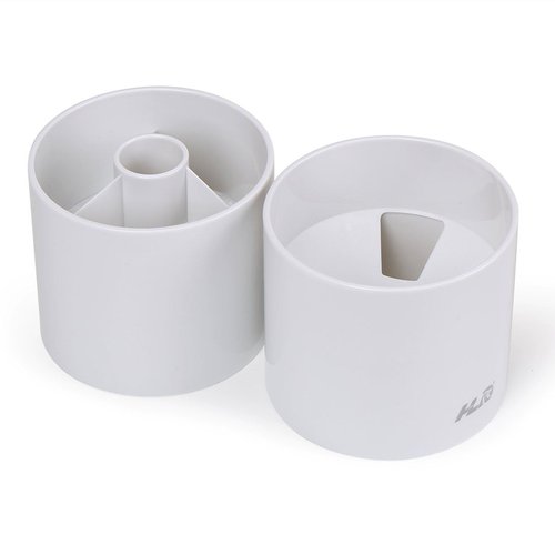 HLC 4" Practice Green Golf Cup - Bright White Plastic 2pcs
