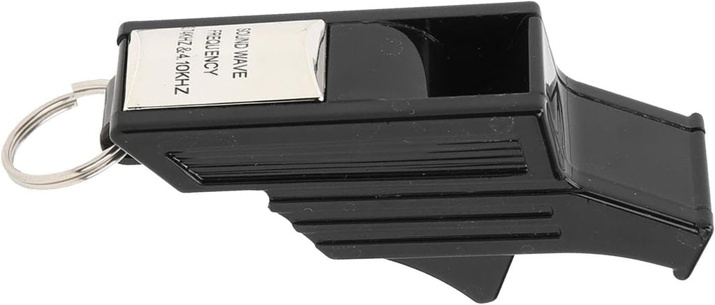 Skiennix Sports Whistle - Basketball Referee & Training Tool | Emergency Lifesaving (Black/Silver)