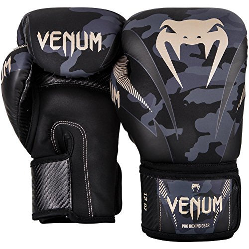 Venum Impact Boxing Gloves Dark Camo 14 oz – MMA Training Fight Gear