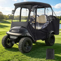Golf Cart Enclosure for Club Car Precedent - Waterproof 4 Passenger Cover with Zippered Doors & Clear Windows