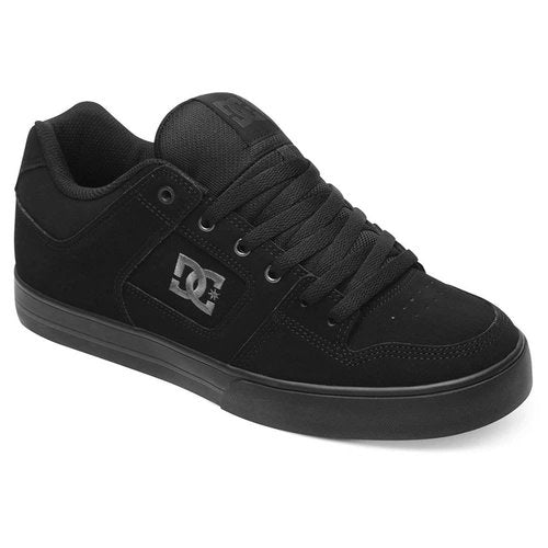 DC mens Pure Skate Shoe, Black/Pirate Black, 10.5 US