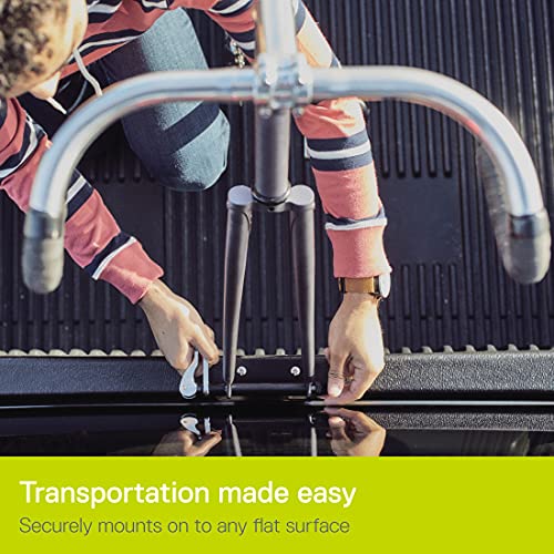 2-Pack Lockable Bike Fork Mount for Truck Bed Bike Racks - Secure Transport