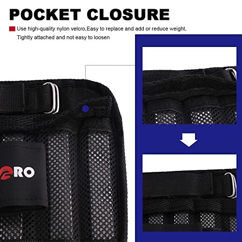 LEKÄRO Adjustable Ankle Weights 22 LBS with Removable Steel Bars for Men & Women