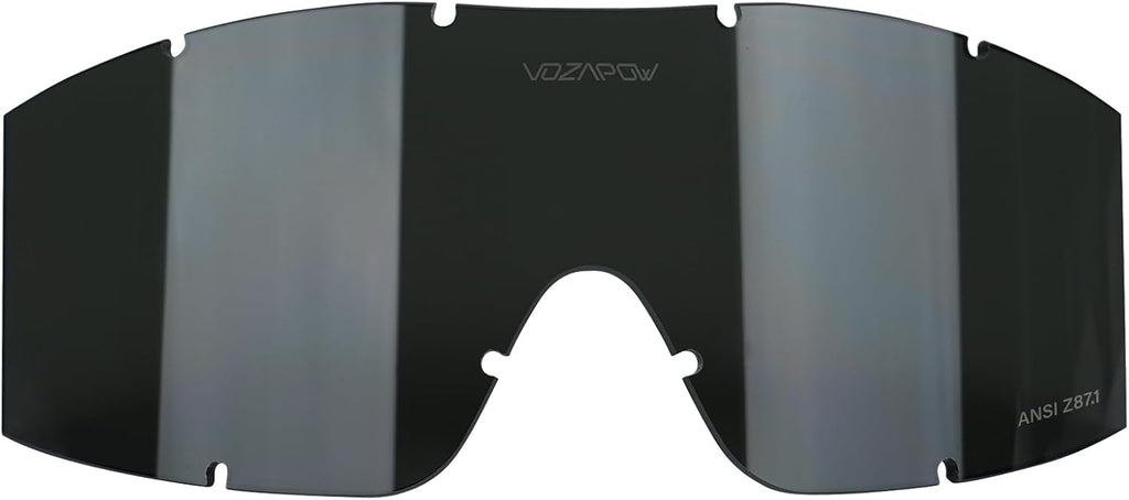 SK10 Airsoft Goggles Replacement Lens - ANSI Z87.1 Certified, Anti-Fog & Impact Resistant
