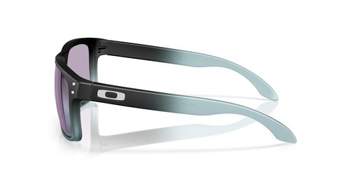 Oakley OO9244 Holbrook Low Bridge Fit Sunglasses, Matte Transparent Stonewash Blue/Prizm Slate, 56 mm