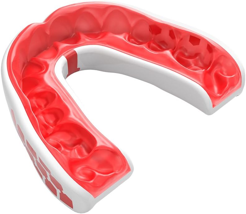 Shock Doctor Gel Max Mouthguard - Convertible Strap or Strapless Design for Sports | Anti-Grinding & Anti-Clench