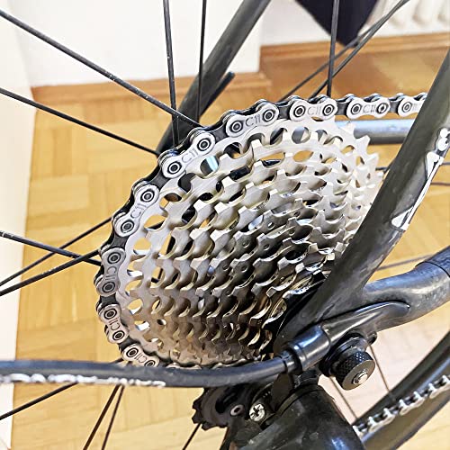 JFOYH Silver 11-Speed Road Bike Cassette 11-36T Compatible with Shimano & Sram HG