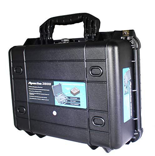 Apache Watertight Hard Case with Custom Foam Insert 16.25" for Equipment Storage