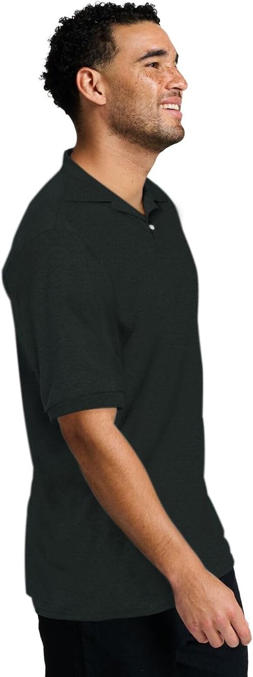 Jerzees Men's SpotShield Polo Shirts - Stain Resistant & Comfortable | Sizes S-5X