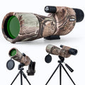 GUAINEE 25-75x60 Spotting Scope with Tripod Phone Adapter Waterproof for Bird Watching Hunting
