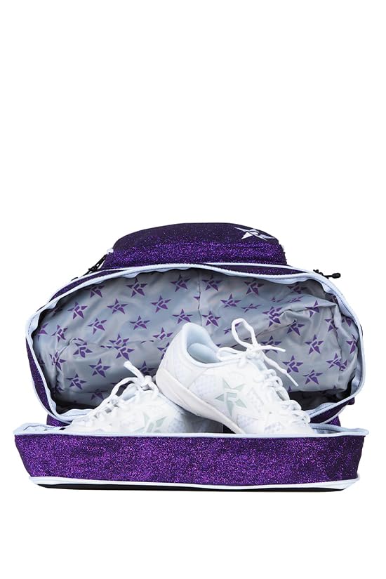 Rebel Dream Bag in Amethyst with White Zipper