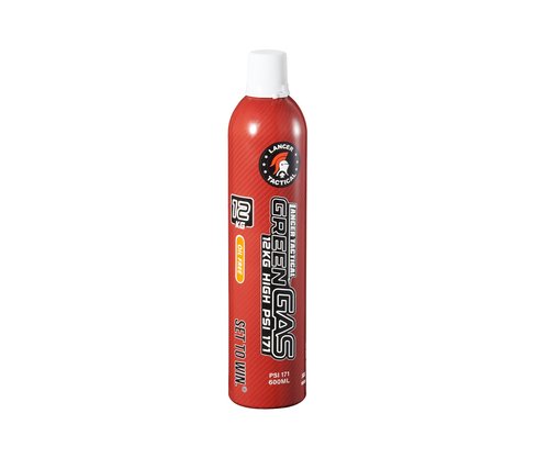 Lancer Tactical 600ml/20oz 12kg Powerful Green Gas High PSI G-1100 (Oil Free)