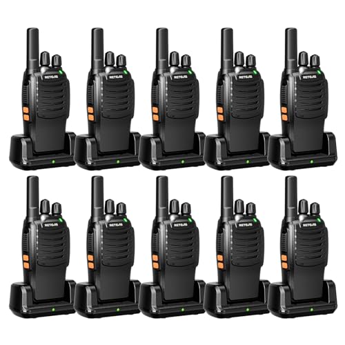 Retevis H777 Walkie Talkies for Adults with Clear Audio, Flashlight, USB-C (No Screen)