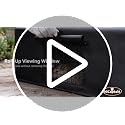 HiCaptain 32-Inch Humane Live Animal Trap Cage with Cover for Cats and Small Wildlife - Folding Design, Weather-Resistant