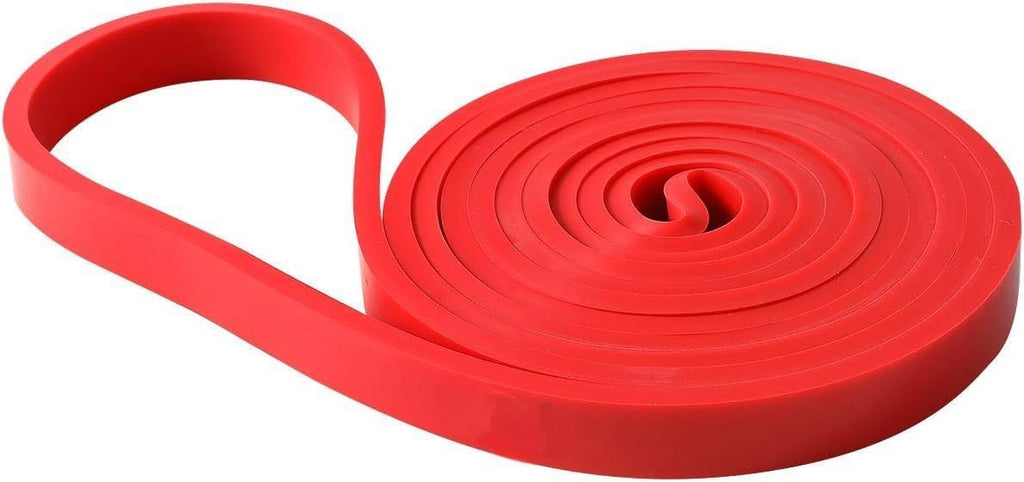 Giiyr Resistance Bands Set for Men & Women - Exercise Band with Door Anchor, Pull Up Bands for Strength Training, Stretching, Powerlifting, Home Workouts (Red)