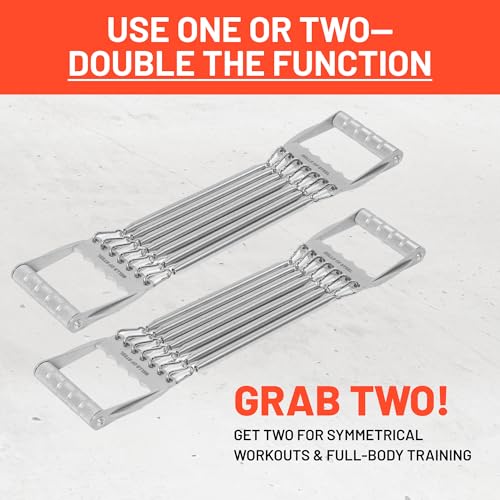 Adjustable Resistance Chest Expander for Men - Portable Upper Body Workout Equipment