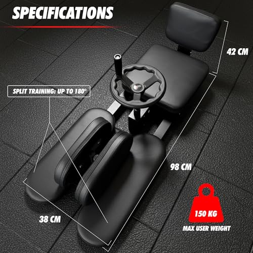 MuscleForge Leg Stretcher Machine for Flexibility & Split Training - Martial Arts & Dance