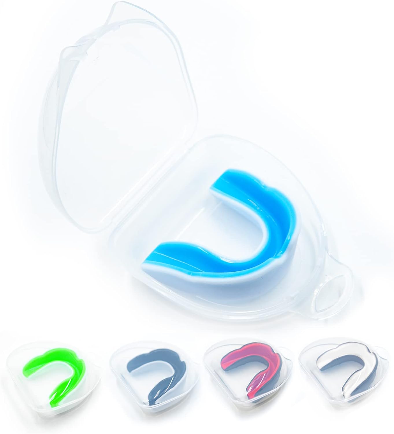 Skiennix Kids Mouth Guard - Youth Sports Protection for Football, Boxing, MMA & More | 5 Pack