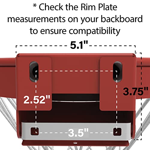 Lifetime Slam-It Pro 18-Inch Basketball Rim - Heavy-Duty Steel, Spring-Back Action