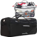 Athletico 35" Black Ice Hockey Duffle Bag with Organizer - Waterproof Travel Gear