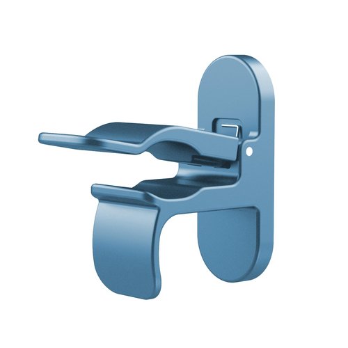 Magnetic Holder One-Handed for Golf Cart, Universal Clip Mount with Stick-On Metal Pads Fit 70 Rings, Glossy Zinc Alloy Accessory or Golf Carts, Boat & Golf Clubs, Father's Day Gift, Blue