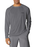 Columbia Men's PFG Terminal Tackle Long Sleeve Fishing Shirt, City Grey/Black Logo, 2X