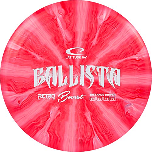 Latitude 64 Retro Burst Disc Golf Starter Set - Includes 6 Discs & Mini Marker - Beginner Friendly
