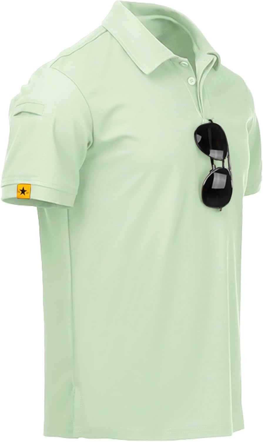 ZITY Men's Polo Shirt - Short Sleeve Athletic Golf T-Shirt | Casual Stylish Collared Design