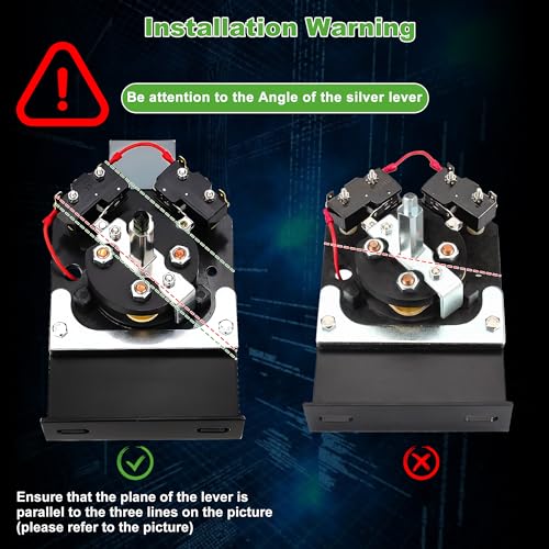 10L0L Golf Cart Forward Reverse Switch Assembly for EZGO TXT Black